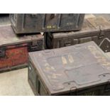 Four ammunition boxes