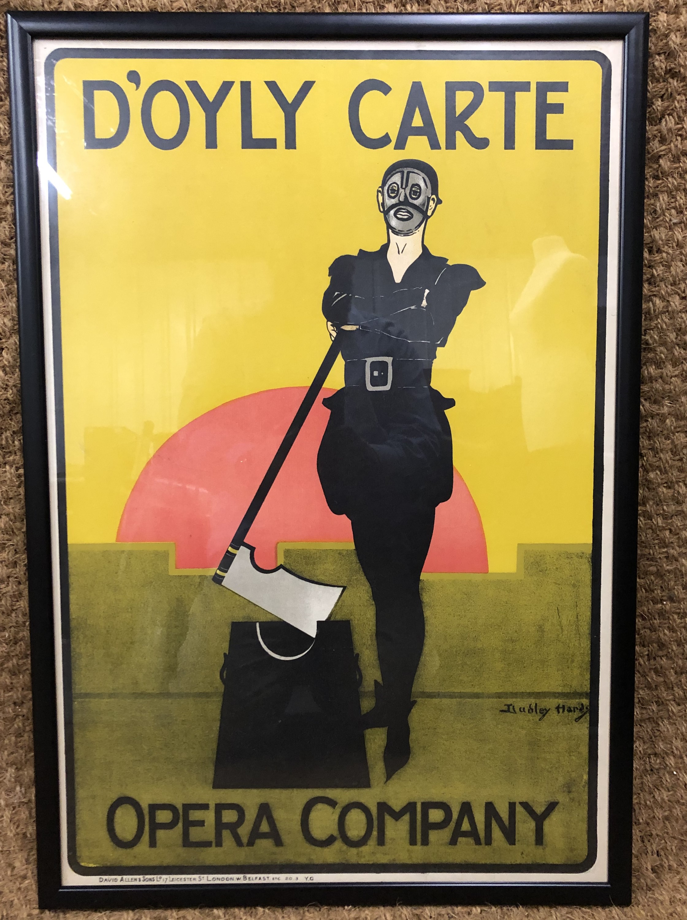 A period D'Oyly Carte Opera Company "The Sorcerer" poster, 53 x 76 cm