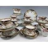 A Duchess tea set, (4 cups a/f)