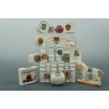 A large quantity of crested china including models of binoculars