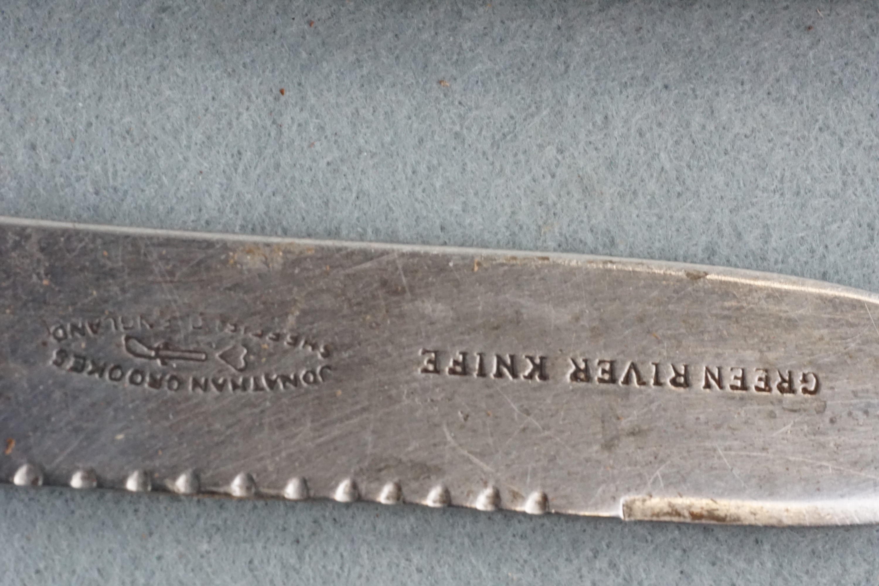 An antique Jonathan Crooks, Sheffield, Green River knife - Image 3 of 3