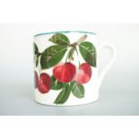 A Wemyss cherry pattern small mug, 73 mm