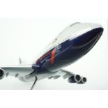 A British Airways Display Department official large scale model Boeing 747 aircraft by Space