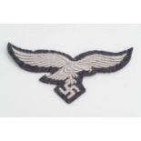 A German Third Reich Luftwaffe other rank's tunic national emblem