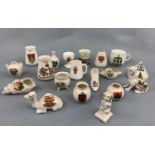 Nineteen items of Goss and other crested ware