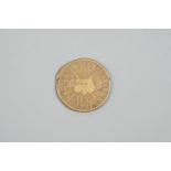 A James II Irish "gunmoney" shilling coin
