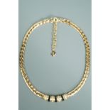 A Christian Dior costume necklace, 37 cm