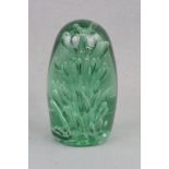 A Victorian end-of-day / dump glass paperweight or doorstop, 14 cm high