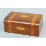 A treen domed box, 27 x 18 x 12 cm