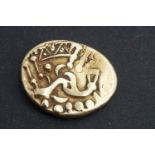 A Celtic gold stater coin, 6 g