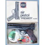 A Webley Premier .177 calibre air pistol in original carton