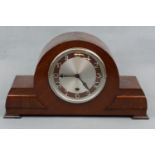 A Perivale mahogany mantle clock