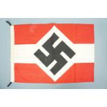 A German Third Reich Hitler Youth flag, 46 cm x 69 cm
