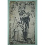 Lucas Cranach the Elder (1472-1553) "Matthew" from "Christ, The Apostles and St John", woodblock,