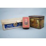 Vintage packaging comprising Thorne's Extra Super Creme Toffee HRH Prince of Wales and 1902