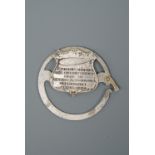 [ Airship / Zeppelin ] A 1930s stamped and riveted Duralumin souvenir of the US Navy airship USS