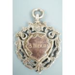A 1920s CCL Vauxhall Gas Works silver prize fob medallion