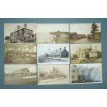 19 early 20th Century postcards pertaining to the Great War HM [munitions] Factory, Gretna,