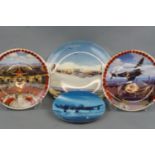 Four RAF collectors' plates