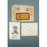 Military, political and philatelic ephemera comprising a postcard in support of Ernst Thälmann the