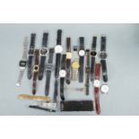 A quantity of watches including Eiger, Casio, Realm etc.