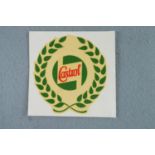 A vintage Castrol Oil transfer decal