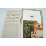Sundry items of vintage ephemera including 19th Century journals, tourist guides etc, together