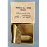 A 1939 contract RAF oxygen mask hose Mk IIIb plug in original packaging