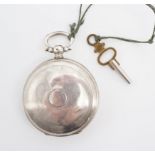 A late 19th / early 20th Century Swiss white metal hunter pocket watch for the Persian market, the