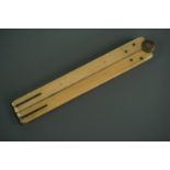 A Victorian ivory folding 12-inch ruler by Rabone