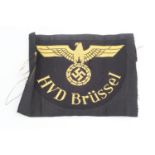 A German Third Reich HVD Brussel Reichsbahn tunic badge