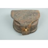 A US Civil War Union army percussion cap pouch