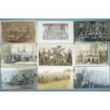 24 largely Great War postcards pertaining to the Border Regiment including a 1916 5th Battalion