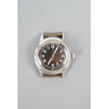 A Second World War US military A-11 wristwatch by Waltham, (running) [Acquired by the vendor from