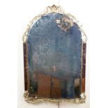 A vintage Atsonea Venetian style arched wall mirror, circa 1950, 70 cm x 45 cm