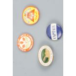 Vintage button and lapel badges including those of the Second World War era Rose Hip Collectors'