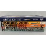 Art of the Knife by Joe Kertzman and four other knife-related books