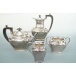 An Elizabeth II silver tea service, Roberts and Bell, Sheffield, 1966, 1,714g total