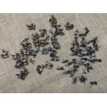 A quantity of die-cast war gaming soldiers