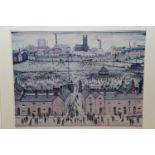 After L. S. Lowry RBA RA (1887-1976) "Britain at Play", pencil signed by the artist, offset