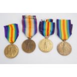 Four Victory medals to Border Regiment recipients: 18210 Pte H Moss; 3620 Cpl A Greenwood; 14112 Pte