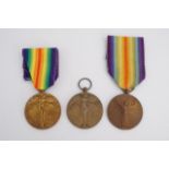 Three Great War French / Belgian Victory medals