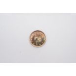 An 1853 United States 1 Taller coin, 13 mm, 0.9 g