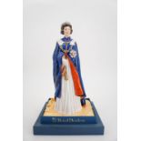 A Royal Doulton figurine Her Majesty Queen Elizabeth II, limited edition No 2426 of 2500, 27 cm