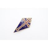 A Second World War Free French patriotic lapel badge