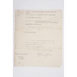 A 1916 Royal Naval Air Service appointment notice
