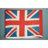 A large cotton ensign flag, early to mid 20th Century, 130 cm x 200 cm
