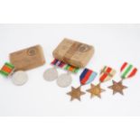 Two Second World War campaign medal groups in original cartons