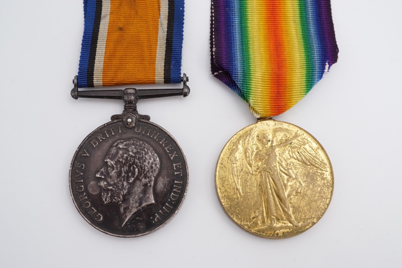 A British War and Victory medal pair to 353602 Pte W Breakwell, HLI - Image 2 of 8