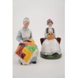 Two Royal Doulton figurines; Rest Awhile HN 272 and Eventide HN 2814, tallest 21 cm